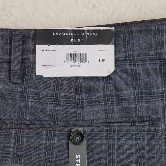 Shaquille O'Neal XLG Plaid Suit Seperate Pant - Picture 3 of 14